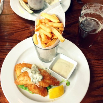 fish and chips from owen and engine via freshandfoodie.com @freshandfoodie