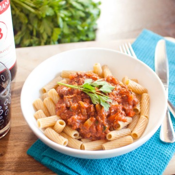 Fabio Viviani Red Wine Bolognese from freshandfoodie.com @freshandfoodie
